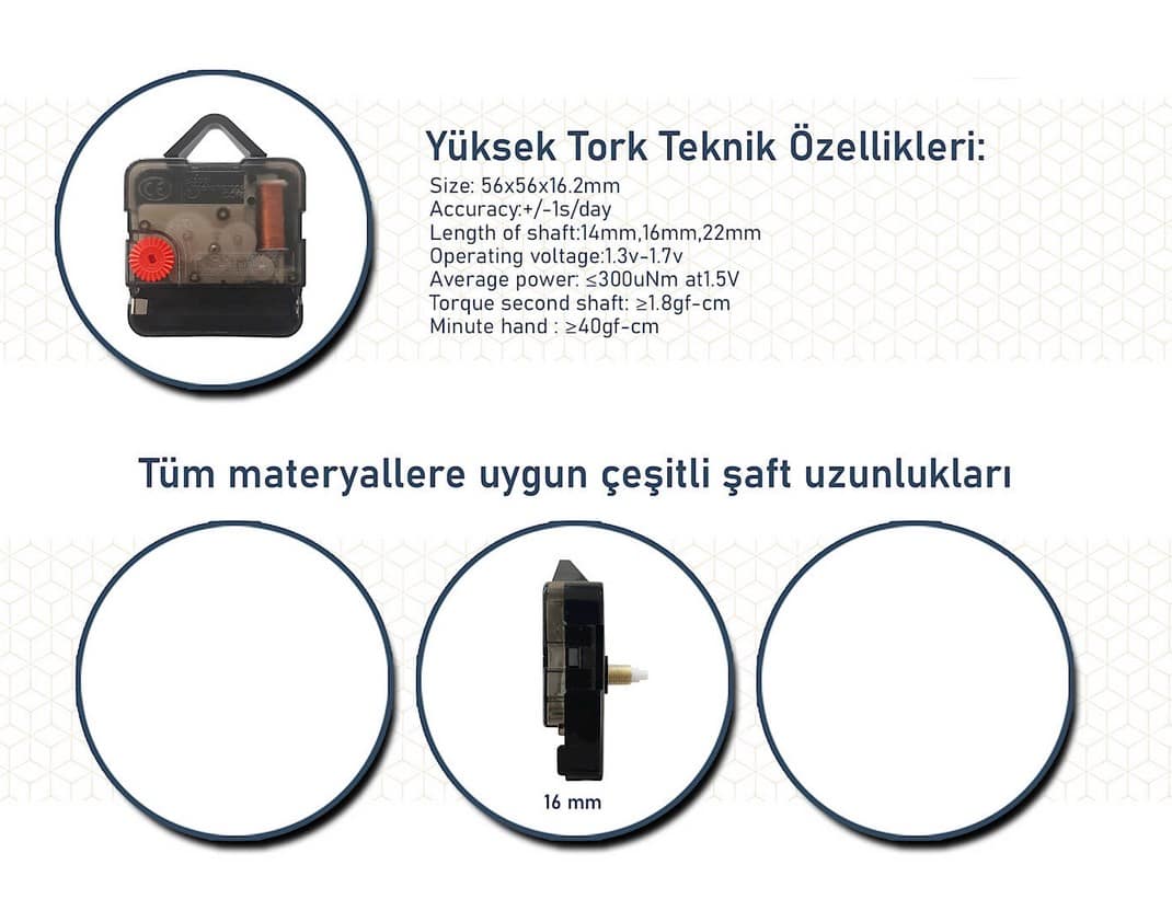 Sessiz Saat Motoru ve Saat Mekanizması Askılı (set) Duvar Saati Sessiz Saat Motoru ve Saat Mekanizması Askılı (set) Duvar Saati